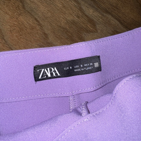 ZARA Lavender Women's Belted Skort - Picture 3 of 5
